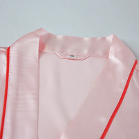 Robes de kimono en soie satinée de haute qualité pour femmes, douces et lisses, pour mariage, fête, spa, demoiselle d'honneur, robe de matin, vêtements de nuit