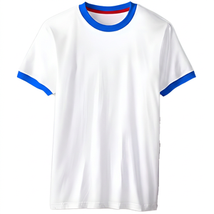 เสื้อยืดเจอร์ซีย์ผ้าฝ้าย 100% คุณภาพพรีเมียม ระบายอากาศได้ดี เป็นมิตรกับสิ่งแวดล้อม สีตัดกัน ดีไซน์ลำลอง เหมาะสำหรับฤดูร้อน - Product Image 4