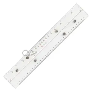 40cm & 16'' Navigation Parallel Ruler - Foldable Nautical Miles Scale Ruler