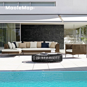 เฟอร์นิเจอร์หวายเก้าอี้กลางแจ้งระเบียงสวนเก้าอี้อาบแดดชายหาดเก้าอี้หวายสำหรับพักผ่อนริมสระน้ำโซฟาไม้ไผ่แบบนอร์ดิก - Product Image 1