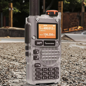 راديو محمول متعدد الموجات قابل للشرب VHF UHF UHF لون واضح في اتجاهين 5 واط جهاز اتصال لاسلكي للبحث عن رمز السيارة - Product Image 6