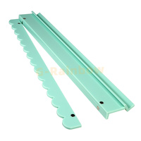 Support et pousseur en acrylique de plusieurs tailles, vert menthe, support de mahjong festonné avec votre propre logo