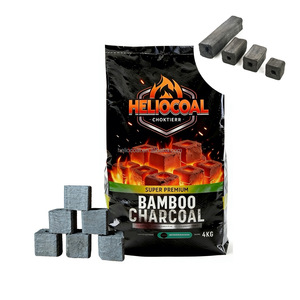 <span class=keywords><strong>Charbon</strong></span> de bambou <span class=keywords><strong>noir</strong></span> HELIOCOAL, haute chaleur, longue durée de combustion, en sac, fabriqué à la machine, 100% bambou, en morceaux, sans fumée, inodore, haute densité pour - Product Image 2