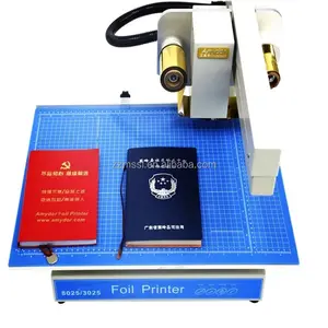 Automatische Kop 3025 Folie Printer/Digitale Goudfolie Drukmachine/Hete Folie Stempelen Printer Voor Boek Keather