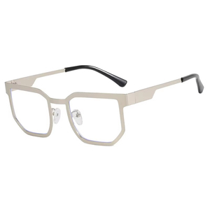 <span class=keywords><strong>Gafas</strong></span> cuadradas de gran tamaño para miopía, marca de moda para hombres y mujeres, <span class=keywords><strong>gafas</strong></span> de ordenador con <span class=keywords><strong>luz</strong></span> <span class=keywords><strong>azul</strong></span>, <span class=keywords><strong>gafas</strong></span> de graduación de Metal para mujer - Product Image 6