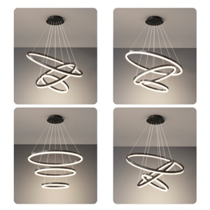 Orecchino Led moderno pendente <span class=keywords><strong>lampadario</strong></span> luce Art Deco luce pendente per sala da pranzo soggiorno - Product Image 3