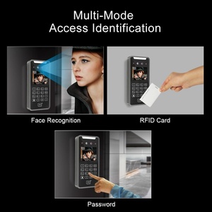 Système de contrôle d'accès biométrique par reconnaissance faciale IA avec API logicielle Cloud, SDK, lecteur de cartes RFID, machine de pointage horaire et connectivité Wi-Fi - Product Image 6