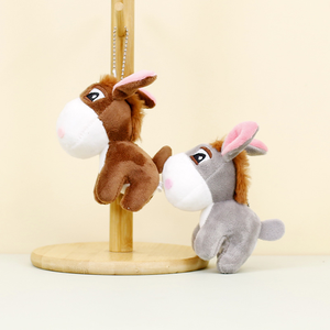 Llavero de Peluche de Pony Pequeño y Adorable al por Mayor, Colgante Personalizado con Logotipo, Mini Muñeco de Burro de Peluche, Llavero de Animal de Peluche para Promoción - Product Image 4