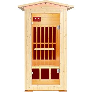 Sauna extérieur en bois massif de pruche, à vapeur sèche, 1,5 kW, pour vente directe usine ODM/OEM - Product Image 2