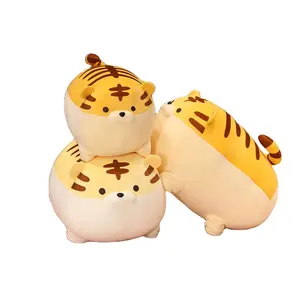 Eco friendly custom tiger stuffed animal plush toy tiger doll tiger stuffed animal plush toy animal pillows toddler toys