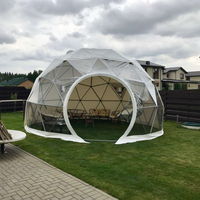 Tente dôme transparente en PVC imperméable pour café en plein air, resort, différentes tailles