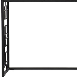 HMS 42 \ "bianco e nero vetro slitta consolle tavolo elegante collezione tavolini - Product Image 6