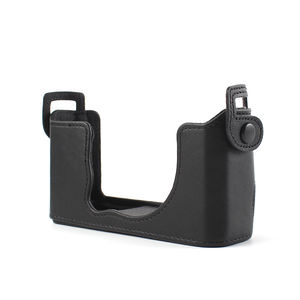 Étui en cuir de vache véritable <span class=keywords><strong>pour</strong></span> <span class=keywords><strong>appareil</strong></span> <span class=keywords><strong>photo</strong></span> <span class=keywords><strong>Fujifilm</strong></span> X-E4, couvercle inférieur doublé de flanelle avec 1 an de garantie, styles multiples de 63g - Product Image 1