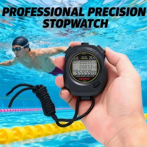 Chronomètre numérique OEM haute précision, étanche, avec mémoire de 300 tours, chronographe pour entraînement sportif professionnel et entraîneur - Product Image 1