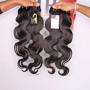 ผมแท้คุณภาพสูงจากอินเดียแบบ Double Drawn  แบบ Body Wave และแบบตรง  แบบผมจากวัด  ขายส่งจากโรงงาน - Product Image 1