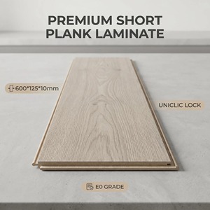 <span class=keywords><strong>Parquet</strong></span> en chêne <span class=keywords><strong>stratifié</strong></span> Uniclic Lock 10 mm, texture bois, grade E0, étanche, à lattes courtes, direct usine - Product Image 1