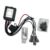 Luces LED Blancas Puras de Doble Cara de 15'', 17'' y 20'' para Ruedas, con Control Remoto y Sincronización BT, Iluminación Exterior para Llantas de Automóviles