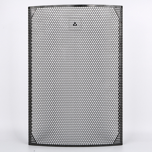 Accesorios de malla negra de fábrica OEM, cubiertas de rejilla de altavoz de Metal, malla metálica tejida para altavoz - Product Image 1