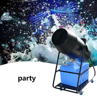 Machine à canon à mousse Igreslite 3000W avec 90 °   Tête pivotante - Lanceur de mousse professionnel pour les fêtes au bord de la piscine et les spectacles sur scène