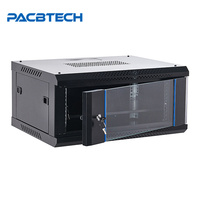 Armoire réseau murale 6U 9U 15U, 19 pouces, standard, pour DVR CCTV, avec PDU et ventilateurs