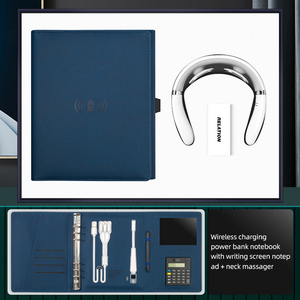 Article promotionnel Grand écran d'écriture Bloc-notes Power Bank Notebook Massage Gun-Business Gift Set for Mommy - Product Image 3