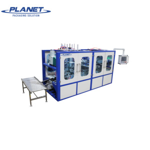 PLANET MACHINE 15-20cases/min Full automatic one piece type wraparound case packer carton box packing making machine