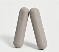 Ensemble d'haltères en silicone personnalisés, poids souples pour les mains, barre d'exercice de gym, équipement d'entraînement à domicile