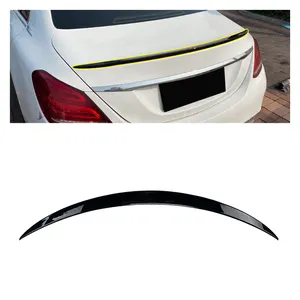 AMP-Z Factory Design Automotive Parts Rear Wing Spoiler For Mercedes C Class W205 C63 2015-2021 Car Accessories