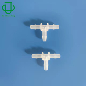 JU Collection T Type Tee Connector 18 Inch Transparent Food Grade <b>PP</b> Plastic For Gas Liquid Pipeline Equipment - Product Image 1