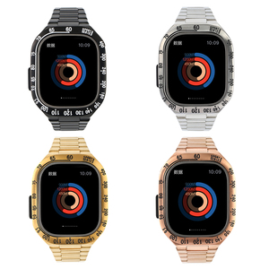Correa de acero inoxidable para reloj inteligente, funda protectora de TPU para <span class=keywords><strong>Apple</strong></span> <span class=keywords><strong>Watch</strong></span> <span class=keywords><strong>Ultra</strong></span> 49mm - Product Image 6
