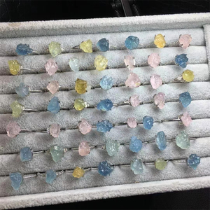 Nhẫn đá quý thiên nhiên bạc nguyên chất bán buôn: <span class=keywords><strong>Garnet</strong></span>, Aquamarine, Peridot, Tanzanite làm quà tặng - Product Image 4