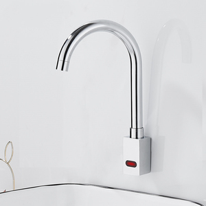 Grifo Automático <span class=keywords><strong>con</strong></span> Sensor de Pared <span class=keywords><strong>Cromado</strong></span>, Grifo de <span class=keywords><strong>Agua</strong></span> <span class=keywords><strong>El</strong></span>éctrico sin Contacto Infrarrojo, Higiene Manos Libres para Hospitales y Clínicas - Product Image 2