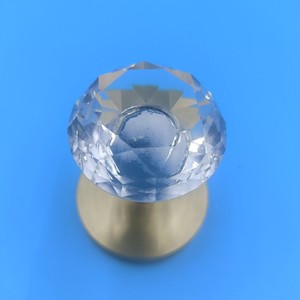 Crystal Cabinet Door Knob Zinc Alloy Chrome Plated Spherical Shape For <b>Wardrobe</b> <b>Hardware</b> - Product Image 4