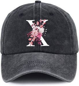 Cổ Điển Thời Trang Bảng Chữ Cái Unisex Mũ 3D Thêu Kim Loại Khóa Mũ Bóng Chày Với Vải To Sợi Vải Mỹ Bốn Mùa - Product Image 2