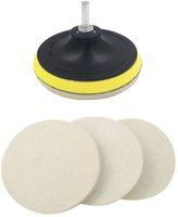Disques de polissage en feutre de laine compressée pour carrosseries de voitures, pour le polissage, le cirage et la finition, grain moyen 70