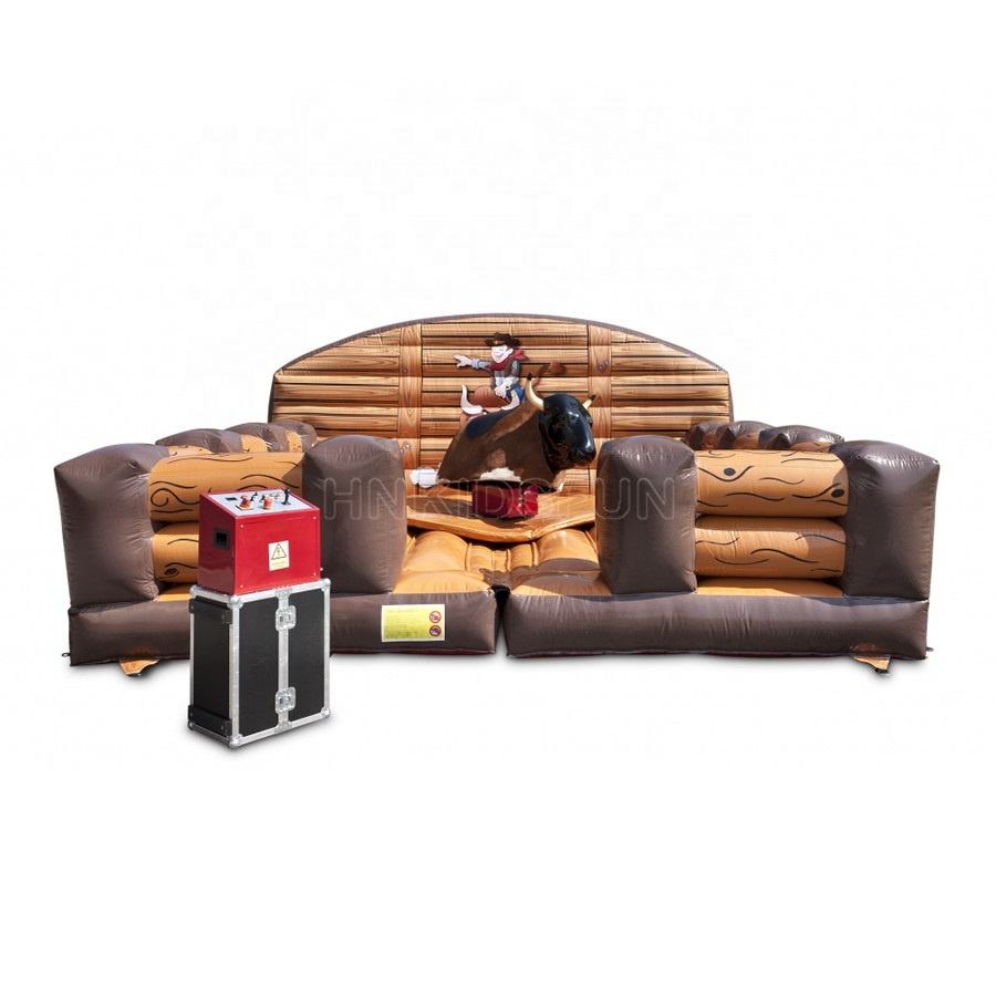 Taureau mécanique de rodéo gonflable