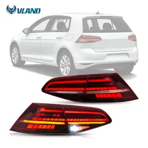 ไฟท้าย vland LED สำหรับ Volkswagen Golf 7 MK7 MK7.5 2013-2019