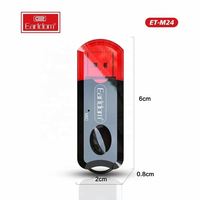Kit voiture sans fil EARLDOM 5.0 avec prise jack 3,5 mm, émetteur-récepteur stéréo, appels mains libres, prise en charge de plusieurs appareils