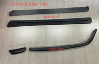 Pour MAZDA MX5 - Jupes latérales et diffuseur arrière 90-97 Noir mat