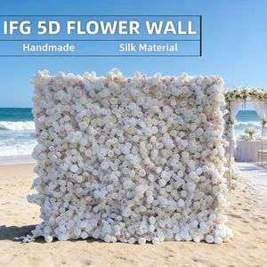 Mur de fleurs 5D ultra-réaliste 8x9 pieds, ornement de jardinage pour la maison pour Thanksgiving - Product Image 4