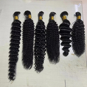 Cabello Humano al por Mayor para Trenzas, 100g, Cabello Rizado Birmano, Trenzas Boho, Color Personalizado, Cabello Virgen para Trenzar en Verano - Product Image 1