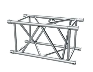 Hot aluminum lead light stage with concert roof Truss 390*390 truss