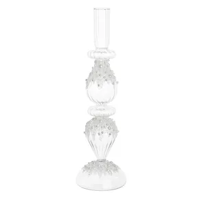 Hochwertige transparente Geschenk-Kerzenlampe Glaskerzenhalter-Kerzchen für Hochzeit Valentinstag