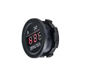 Medidor Digital de Voltaje de Batería de Coche 12V-24V DC con Pantalla LED de PC Ignífuga para Uso Global - Product Image 1