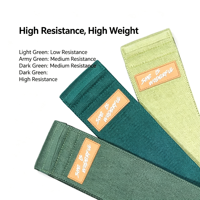 Bandes de résistance personnalisées pour l'entraînement des hanches et les étirements de yoga, accessoires de gym portables