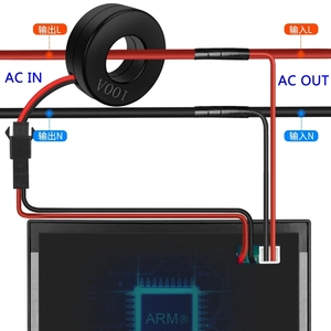 ATORCH AT24C 100A 2,4 "Voltímetro digital Medidores Indicador Potencia Energía Amperímetro <span class=keywords><strong>Corriente</strong></span> Amperios Voltios Vatímetro Probador <span class=keywords><strong>Detector</strong></span> - Product Image 5
