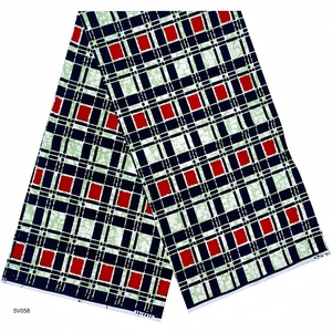 Hot <span class=keywords><strong>Sale</strong></span> 100% Baumwoll wachs Afrikanische Stoffe Batik Gemusterter Bio-Ankara-Stoff für Kleidung Lenden tuch - Product Image 3