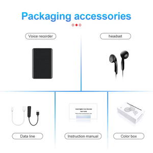 Magnetic Voice Activated Mini Digital Recorder 365 Days Standby 300 Hours Continuous <b>Recording</b> Small IC Audio Format WAV - Product Image 2