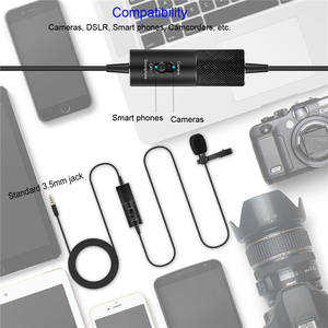 Micrófono Lavalier, micrófono con clip de solapa para Vlog de entrevista de teléfono inteligente - Product Image 5