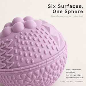 Multi Texture Silicone Sensory <b>Ball</b> <b>Stress</b> Relief Squeeze Toy with Pop Bubbles for Kids ADHD Autism Custom OEM ODM Wholesale Use - Product Image 2